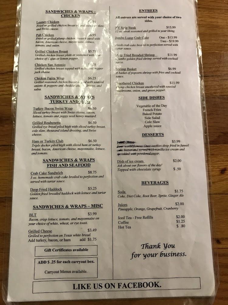 The Pub Menu image 4